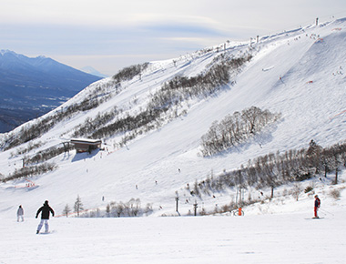冬の車山高原
